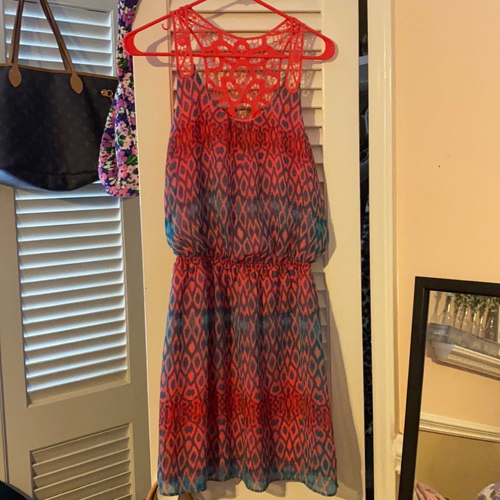 Express multi color dress